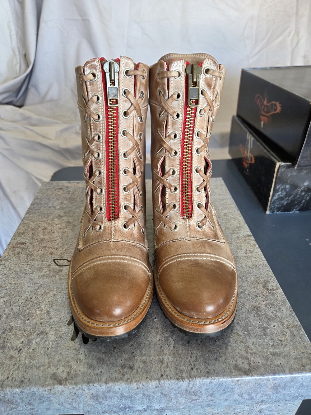 *New* Freebird Taupe Liverpool Bootie, Size 9